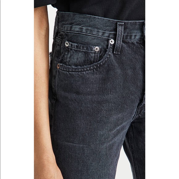 Worn 2x - AGOLDE Midrise Vintage Straight Jeans - Picture 4 of 7